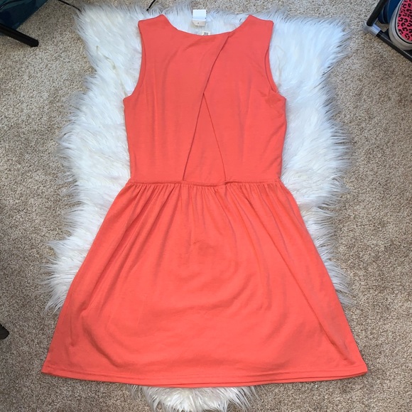NWT Derek Heart short coral dress. - Picture 2 of 3